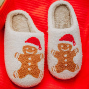 Gingerbread Cozy Slippers