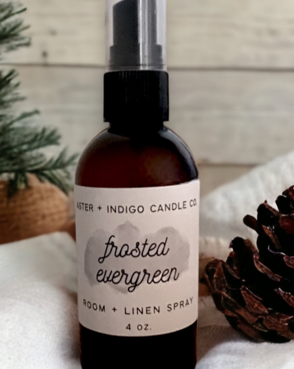 Frosted Evergreen Room + Linen Spray 4oz
