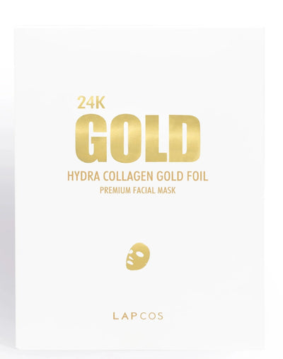 Lapcos Collagen Gold Foil Face Mask 5-Pack